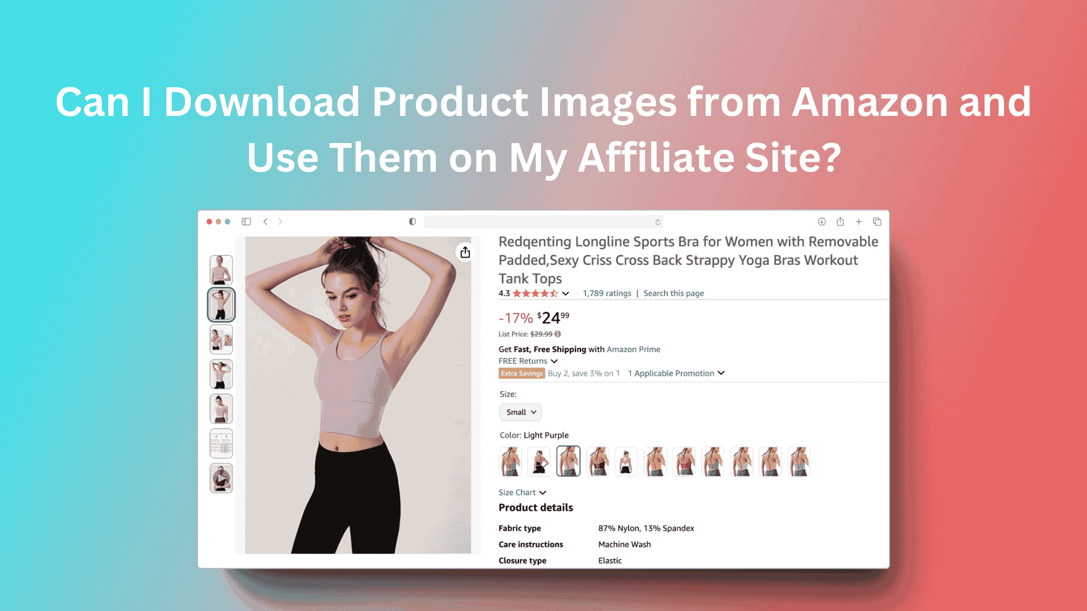 Can I Download Product Images from Amazon and Use Them on My Affiliate Site?